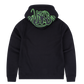 SYNA OG HOOD - BLACK/NEON GREEN